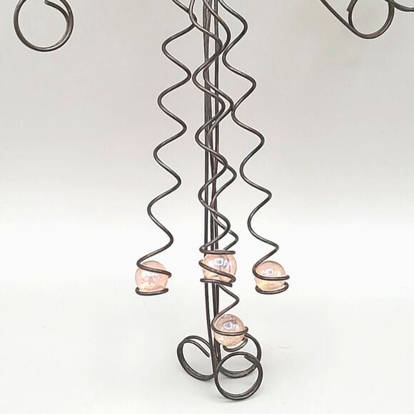 Wire Wrapped Beaded Cross Wall Art - Picture 3 of 4